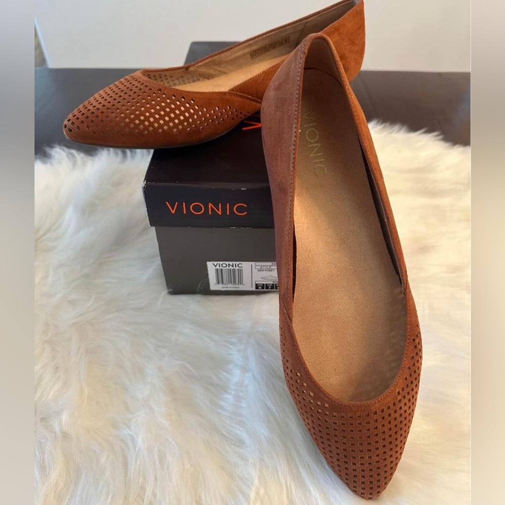 New Vionic SZ 9 Leather Flats